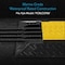 Pyle Cable Protector End Cap, 1.96 in H, 7.08 in L, 16.10 in W, 4 Channel, Thermoplastic Rubber PCBL106ENDCP03 - alternate 3